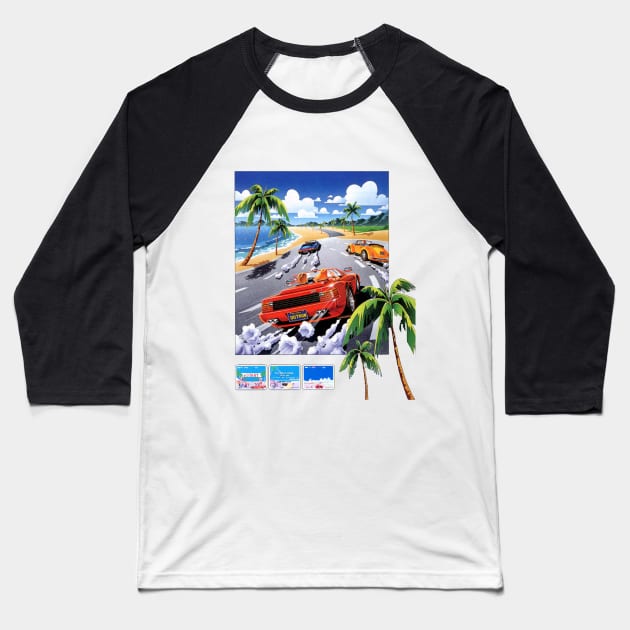 Outrun cover Baseball T-Shirt by Lukasking Tees